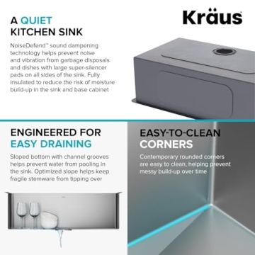 Kraus Standart Pro 30-inch Stainless Steel Kitchen Sink