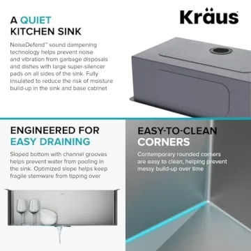 Kraus Standart Pro 30-inch Stainless Steel Kitchen Sink