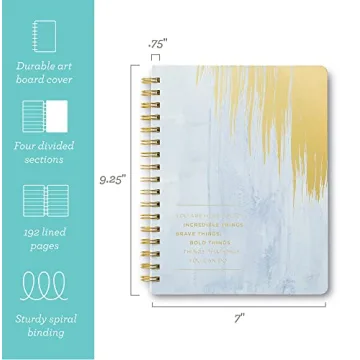Inspiring Compendium Notebook with 192 Lined Pages