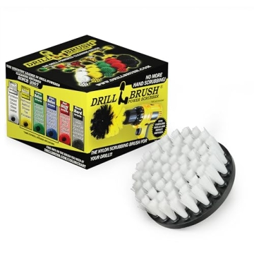 4-Inch Round Flat Brush - Ultimate Hull Cleaner for Boats, Kayaks, & More