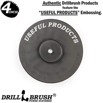 Drillbrush 4-Inch Round Flat Brush - Ultimate Hull Cleaner