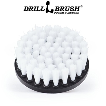 Drillbrush 4-Inch Round Flat Brush - Ultimate Hull Cleaner