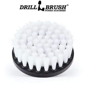 Drillbrush 4-Inch Round Flat Brush - Ultimate Hull Cleaner