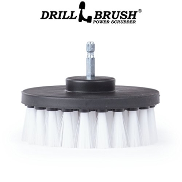 Drillbrush 4-Inch Round Flat Brush - Ultimate Hull Cleaner