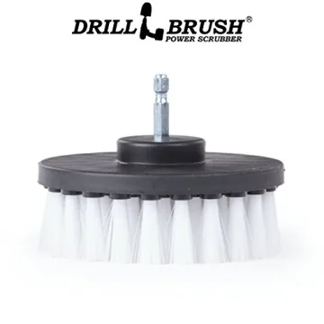 Drillbrush 4-Inch Round Flat Brush - Ultimate Hull Cleaner