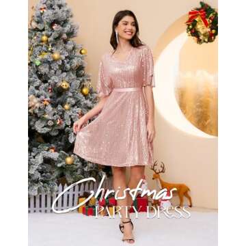 Sparkly Sequin Dress for Homecoming Perfect for Teens