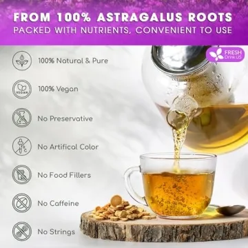 Astragalus Root Herbal Tea Bags – 100% Natural Organic