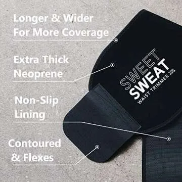 Sweet Sweat Waist Trimmer Belt | Premium Trainer for All