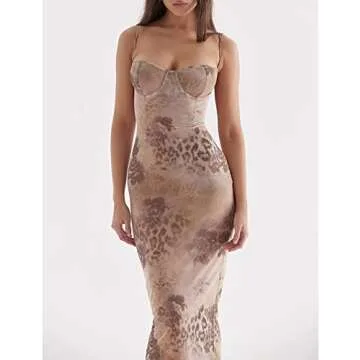 Elegant Satin Maxi Dress for Women - Creaion 2023