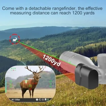 oneleaf.ai Commander NV400 Eagle 2-26X50 Digital Rifle Scope
