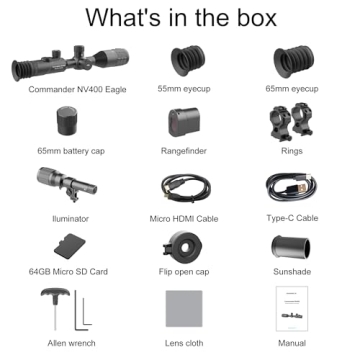 oneleaf.ai Commander NV400 Eagle 2-26X50 Digital Rifle Scope