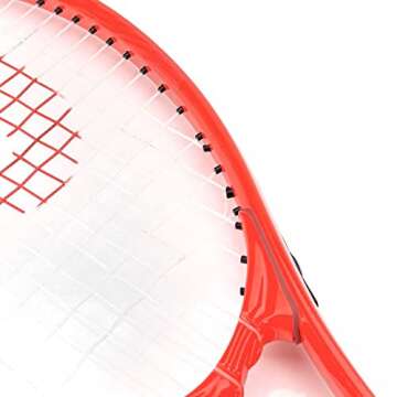 WILSON Pro Staff Precision XL 110 Adult Recreational Tennis Racket - Grip Size 3-4 3/8", Red