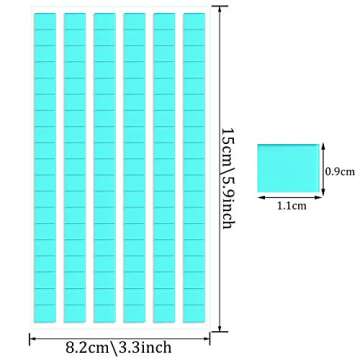 Aneco Green Reusable Mounting Putty - 96 Non-Toxic Adhesive Pieces for Easy Decorating