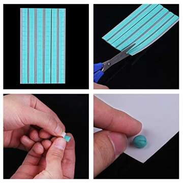 Aneco Green Reusable Mounting Putty for Home and Office