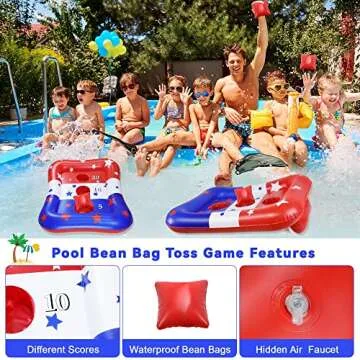 Exciting Inflatable Pool Cornhole Games for Summer Fun