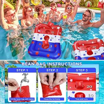 Exciting Inflatable Pool Cornhole Games for Summer Fun