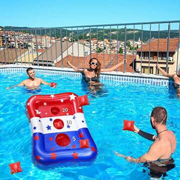 Exciting Inflatable Pool Cornhole Games for Summer Fun