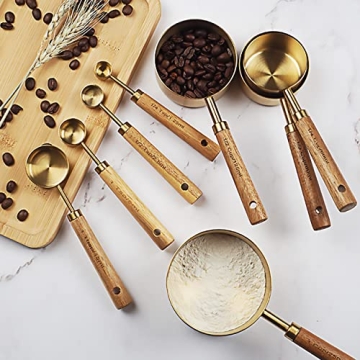 Dadamong Stainless Steel Measuring Cups Set for Cooking