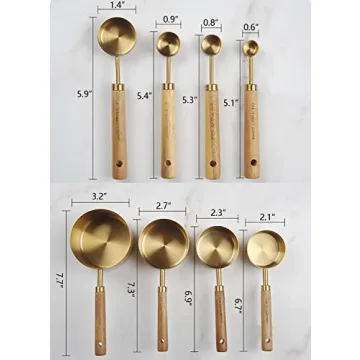 Dadamong Stainless Steel Measuring Cups Set for Cooking