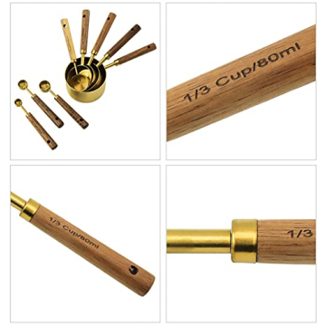 Dadamong Stainless Steel Measuring Cups Set for Cooking