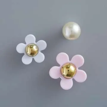 Flower Shoe Charms for Girls, Cute Flower Shoe Charms Daisy Shoe Charms Shoe Decoration Charms for Women, Teens and Kids