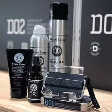 Mane Tame Beard Oil - Organic Hemp Oil, Mess-Free Pump