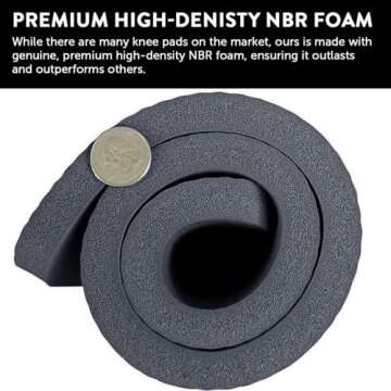 SukhaMat Yoga Knee Pad Cushion for Knees, Elbows, Wrists Designed for Comfort During Exercise (Grey)