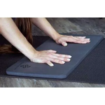 SukhaMat Yoga Knee Pad Cushion for Knees, Elbows, Wrists Designed for Comfort During Exercise (Grey)