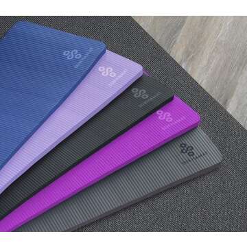 SukhaMat Yoga Knee Pad Cushion for Knees, Elbows, Wrists Designed for Comfort During Exercise (Grey)