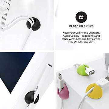 Compact Cable Organizer Sleeve for Home and Office Use