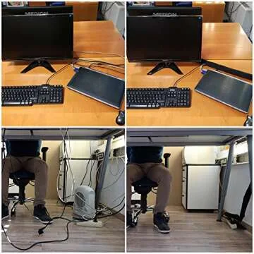 Compact Cable Organizer Sleeve for Home and Office Use