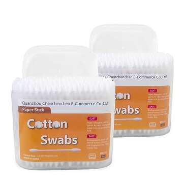 600pcs Precision Tip Cotton Swabs/Double Pointed Cotton Buds for Makeup