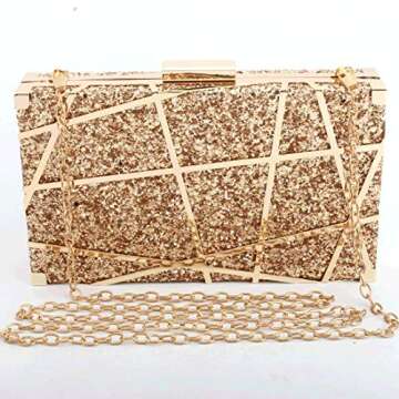 LETODE Sparkling Evening Clutch for Special Occasions