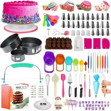 700PC Cake Decorating Supplies for All Bakers