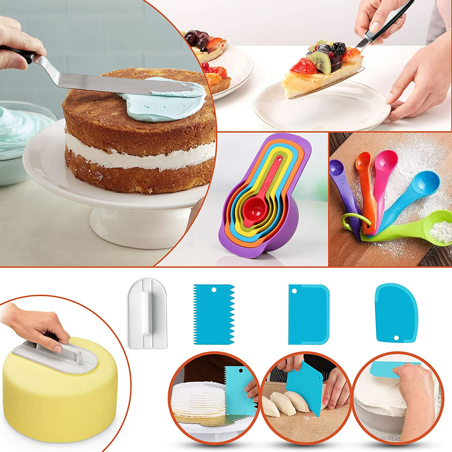 700PC Cake Decorating Supplies for All Bakers