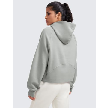 CRZ YOGA Women's Oversized Fleece Hoodie for All-Day Comfort