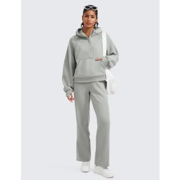 CRZ YOGA Women's Oversized Fleece Hoodie for All-Day Comfort