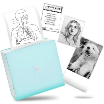 Phomemo M02 Sticker Printer - 2024 Mini Pocket Printer Portable Thermal Inkless Photo Printer via Bl...