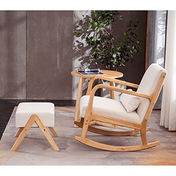 Stylish YOLENY Fabric Rocking Chair for Comfort and Support