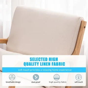 Stylish YOLENY Fabric Rocking Chair for Comfort and Support