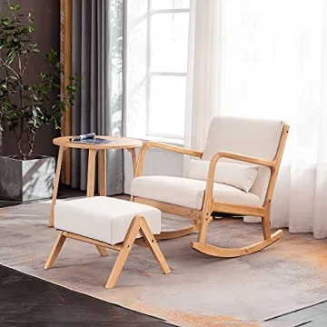 Stylish YOLENY Fabric Rocking Chair for Comfort and Support