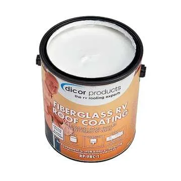 Dicor RP-FRC-1 Fiberglass RV Roof Coating System - White, 1 Gallon
