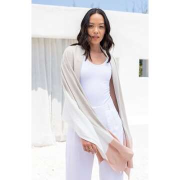 Zestt Dreamsoft Travel Scarf - Organic Cotton Versatility