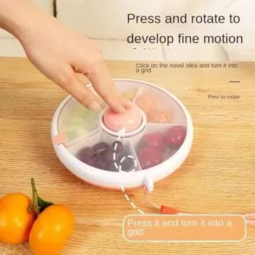 Portable Snack Spinner for Fun and Nutritious Snacking