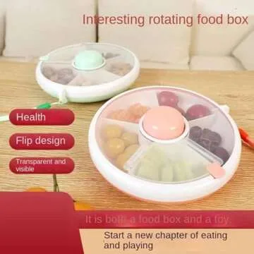 Portable Snack Spinner for Fun and Nutritious Snacking
