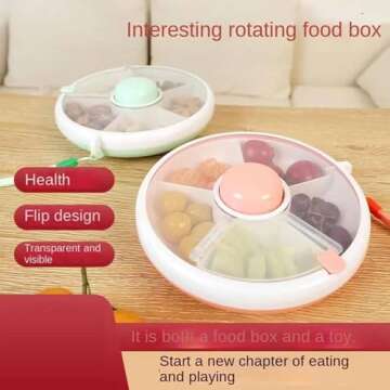 Portable Snack Spinner for Fun and Nutritious Snacking