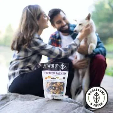 Power Up Protein Packed Trail Mix By Gourmet Nut - Natural Keto & Paleo Friendly Non GMO Vegan Gluten Free Low Sodium Cholesterol Free, Mixed Nuts, Dried Fruits & Pumpkin Seeds, 14oz Bags (Pack of 2)