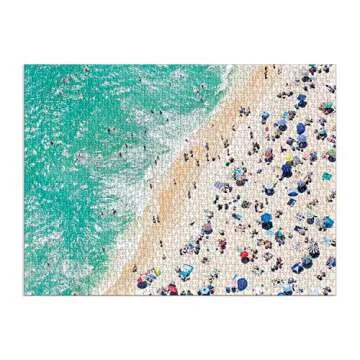 Galison Gray Malin The Seaside Puzzle, 1000 Pieces, 27” x 20” – Difficult Jigsaw Puzzle with S...