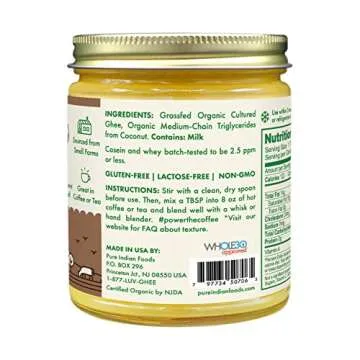 Coffee++ Paleo Butter Coffee Creamer 8.5 fl oz, Certified Organic, Pasture Raised, Lactose Free, Gluten-Free, Non-GMO, Paleo, Keto-Friendly, Batch Tested for Casein and Whey