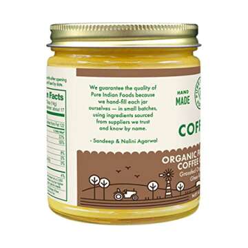 Coffee++ Paleo Butter Coffee Creamer 8.5 fl oz, Certified Organic, Pasture Raised, Lactose Free, Gluten-Free, Non-GMO, Paleo, Keto-Friendly, Batch Tested for Casein and Whey